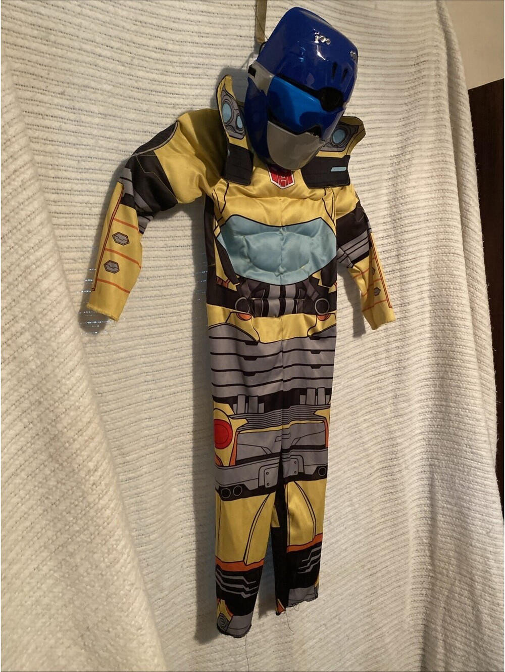 TRANSFORMERS BUMBLEBEE DELUXE CHILD COSTUME No Size On Costume. Approx Small